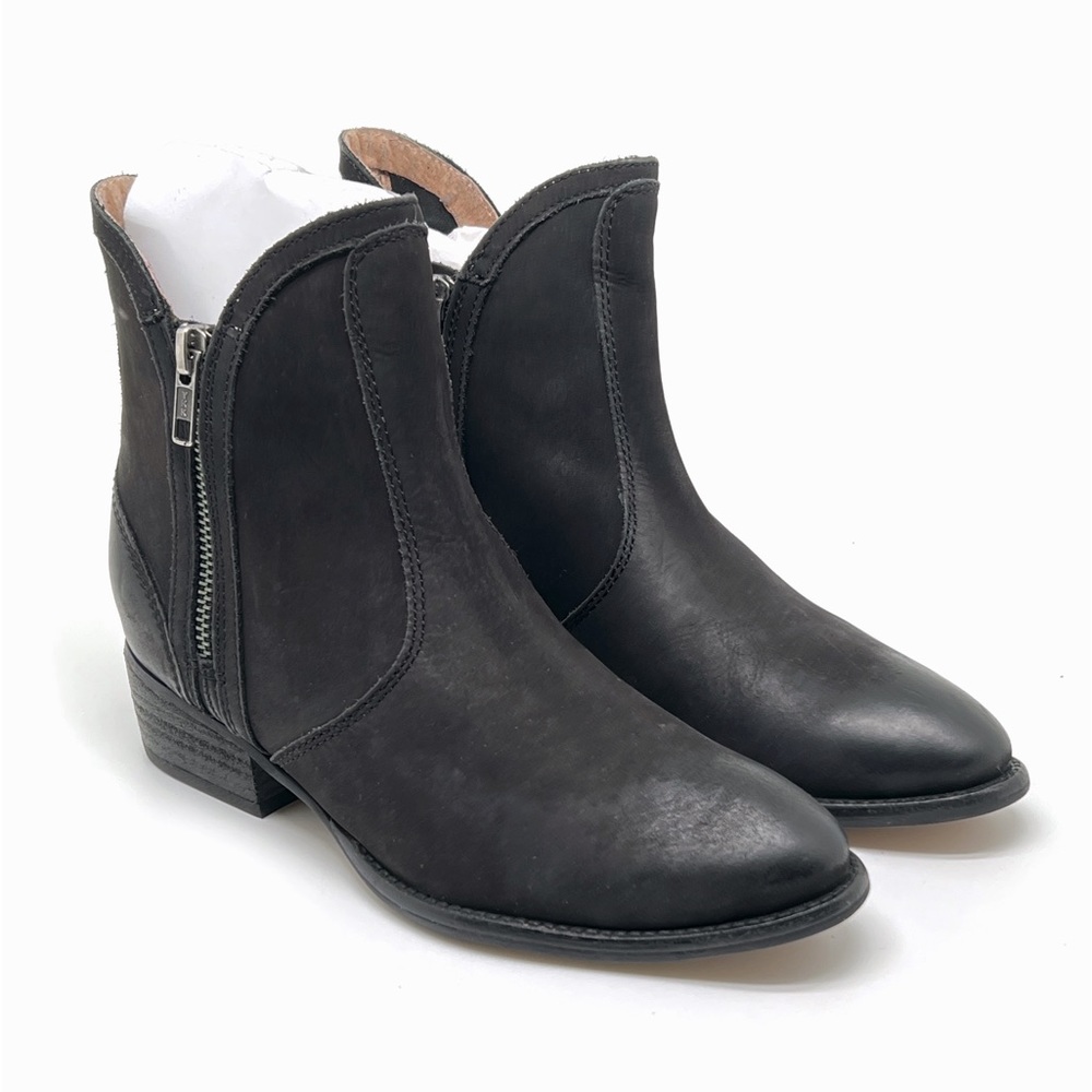 Seychelles Leather Ankle Boot Lucky Penny Booties Black Size 5